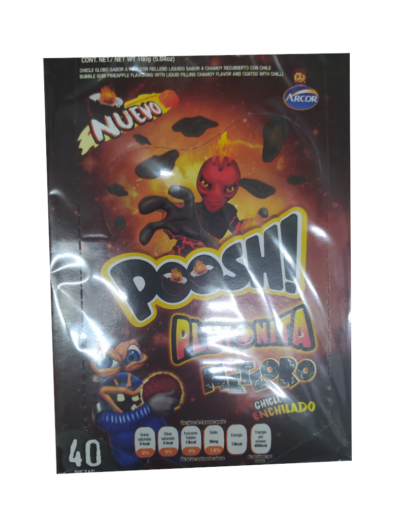 chicle poosh meteoro paquete