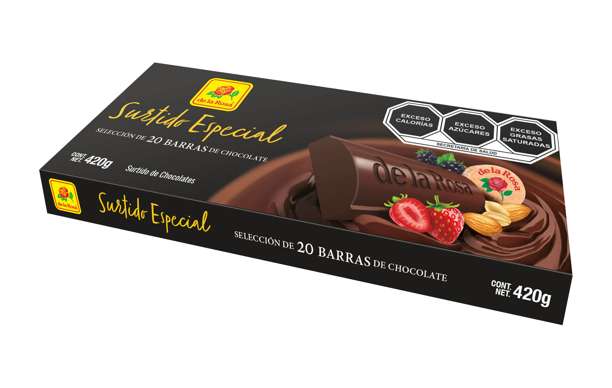 chocolate surtido especial de la rosa paquete 420gr