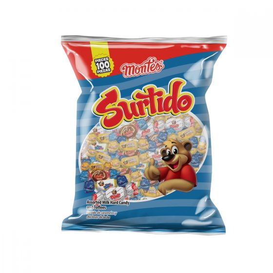 caramelo surtidos montes bolsa