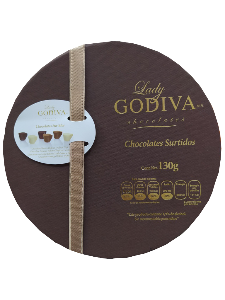 Chocolates in the shape of gifts Godiva package 130gr