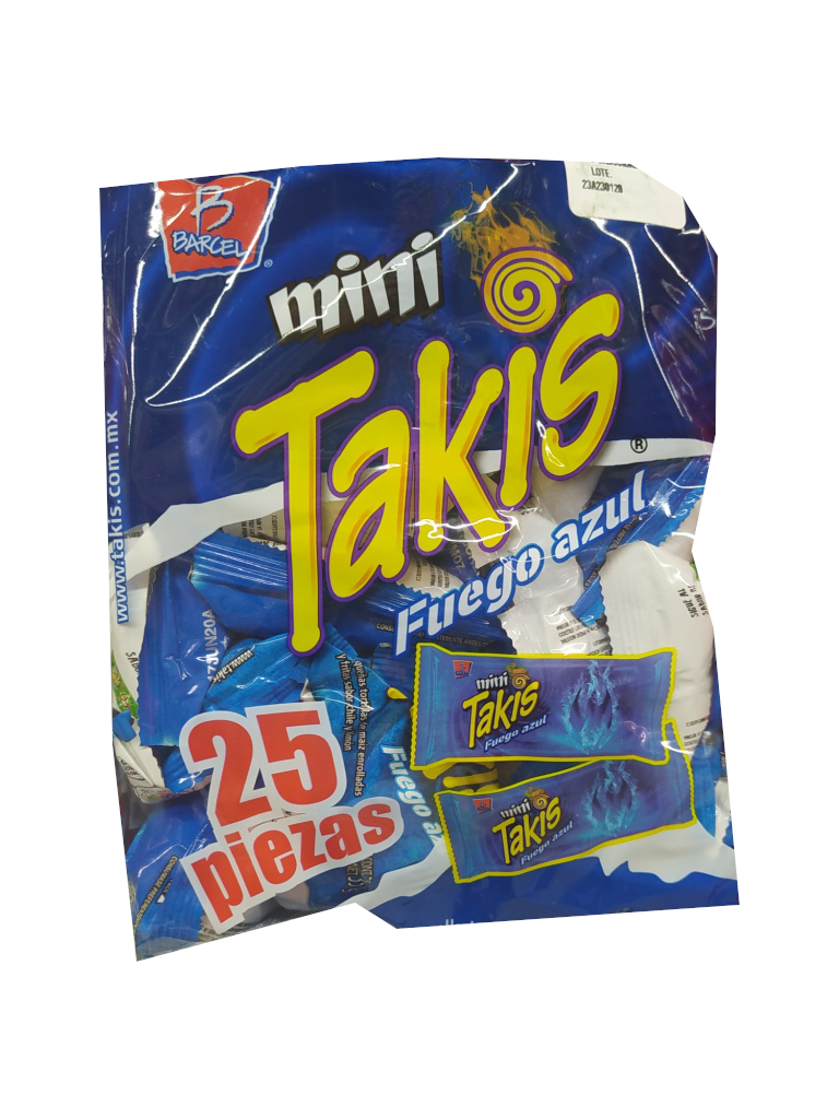 Takis Mini Blue Fire Package