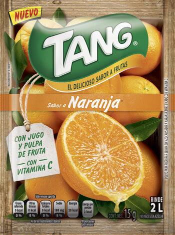 tang sabor naranja paquete