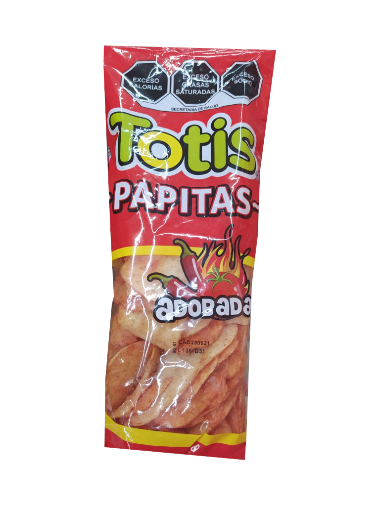 totis papitas adobadas bolsa 90gr