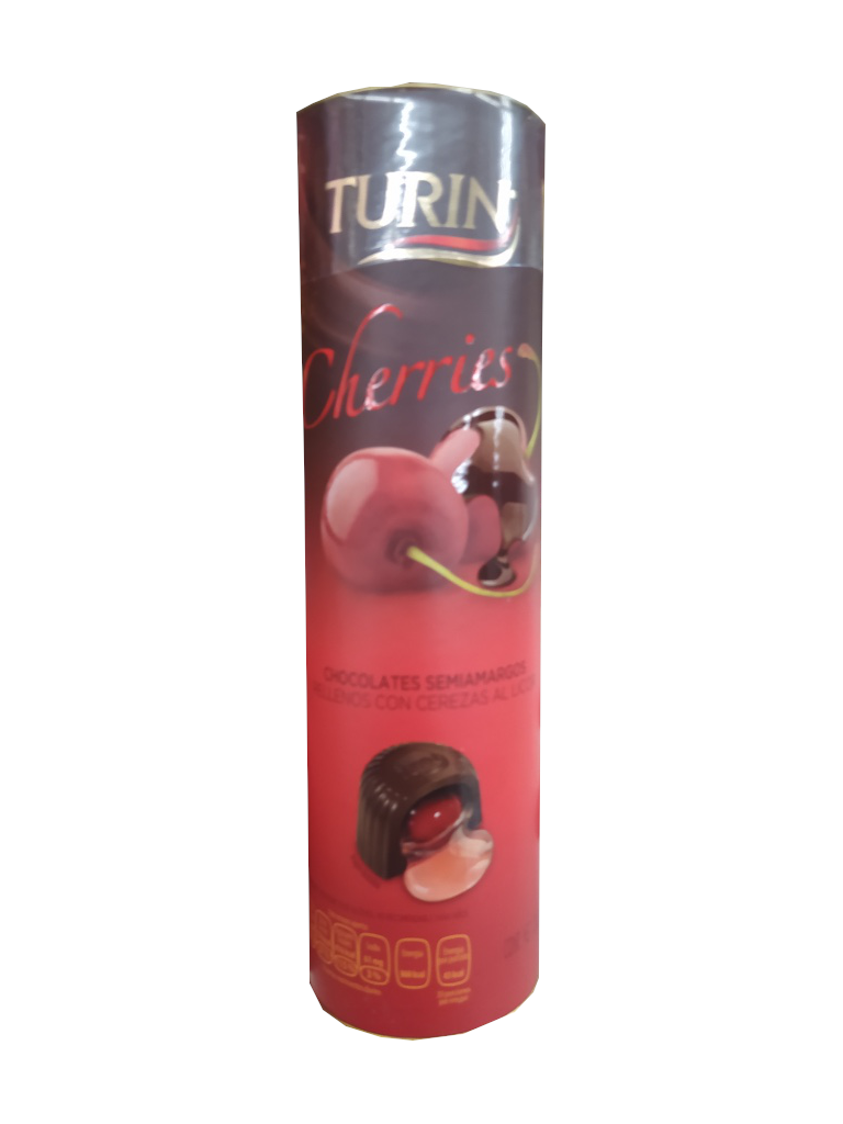 Chocolate Cherries Turin Tube 200gr