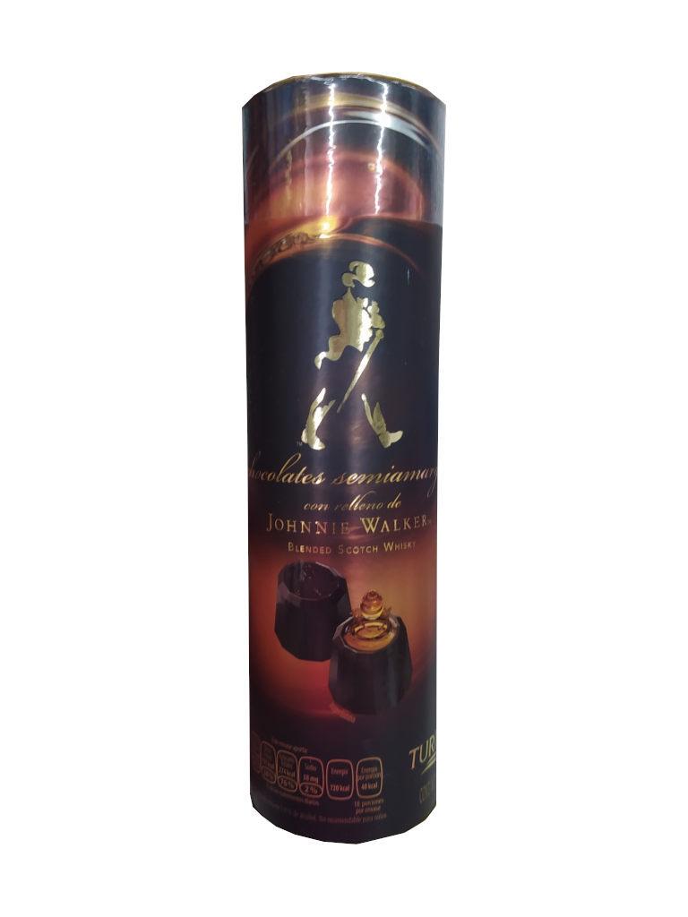 johnnie walker chocolate tubo 200gr