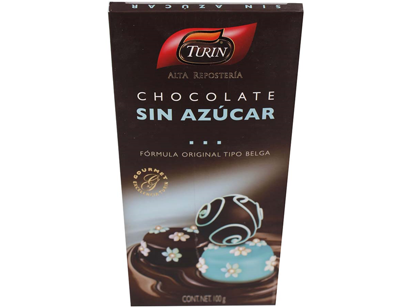 Chocolate Turin without sugar Tablet 100gr