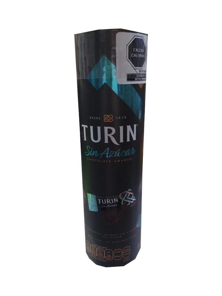 chocolate turin sin azucar tubo