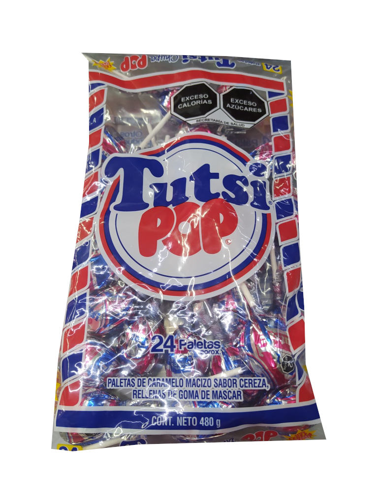 tutsi pop paleta bolsa 24pz