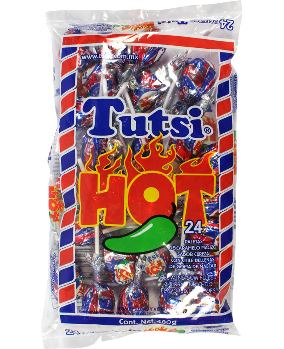 tutsi hot paleta bolsa con 24pz