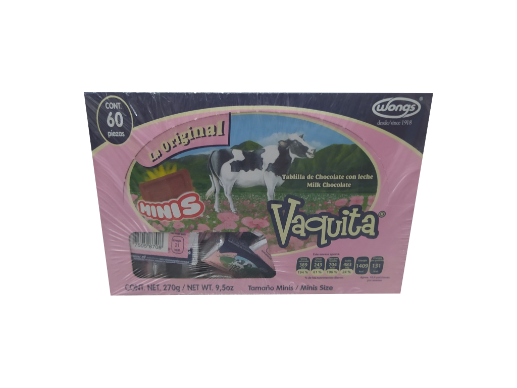 chocolate vaquita minis paquete