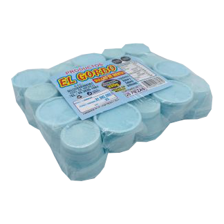 vaso polvo dulce menta el gordo paquete