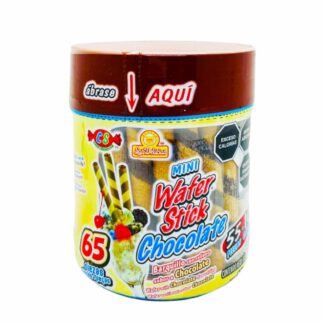 wafer stick mini galleta chocolate vitrolero 55pz.
