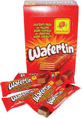 wafertin chocolate de la rosa paquete