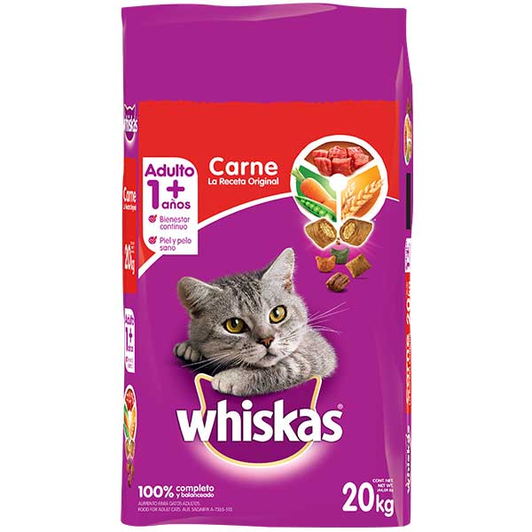whiskas alimento para gato bulto