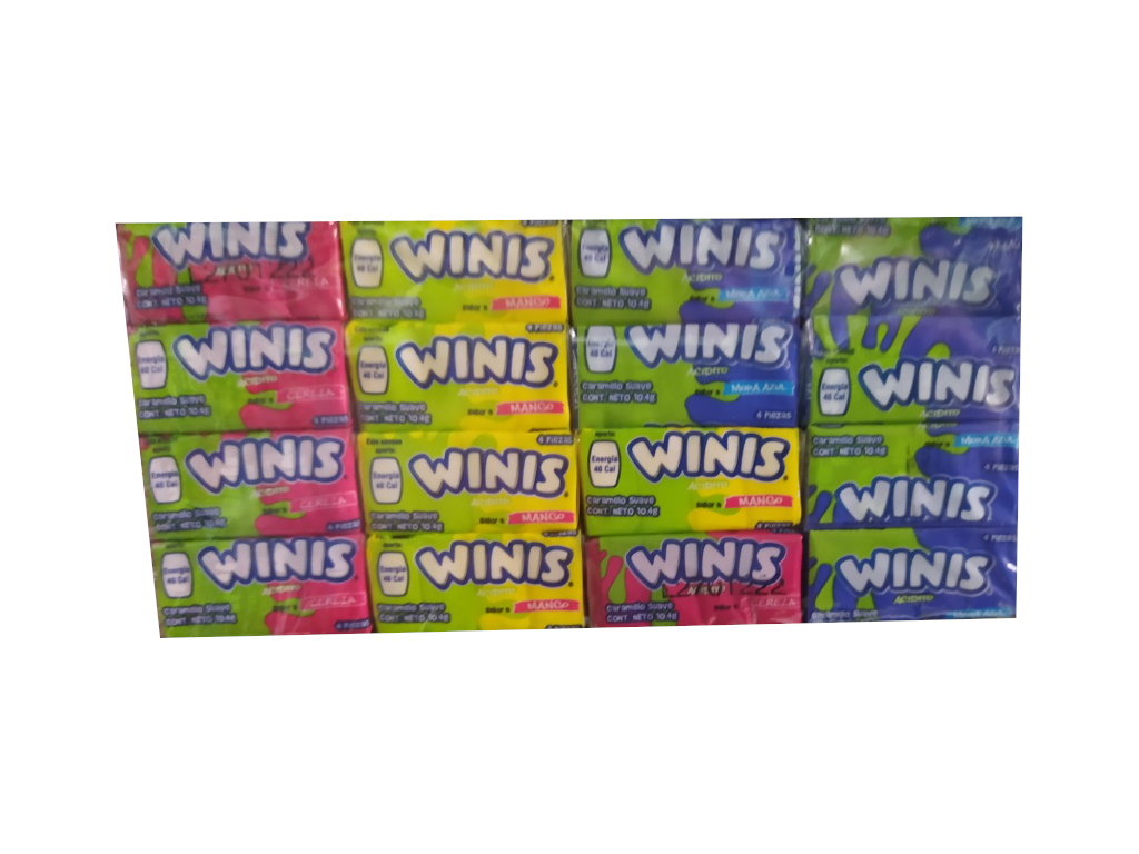 winis mini acidito tubo paquete