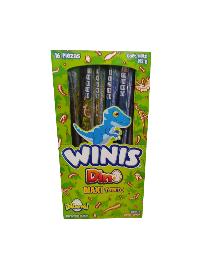 winis dino maxi tubito paquete