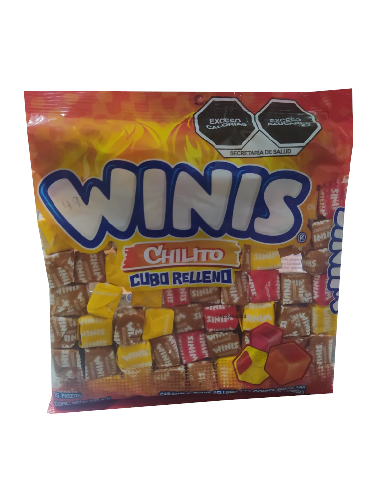 winis chilito cubo relleno bolsa