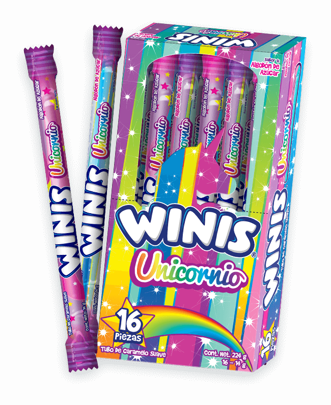 winis unicornio maxi tubito paquete