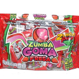 zumba goma sabor fresa bolsa