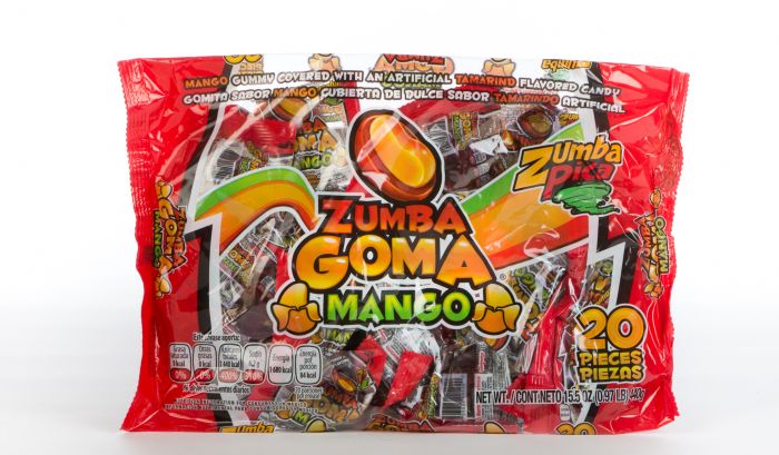 zumba goma sabor mango bolsa