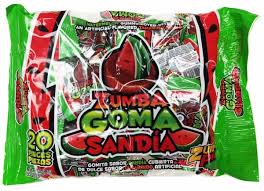 zumba goma sabor sandia bolsa
