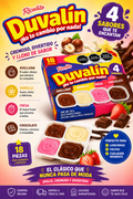 duvalin 4 sabores paquete