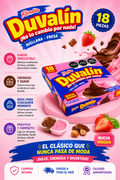 duvalin avellana-fresa paquete
