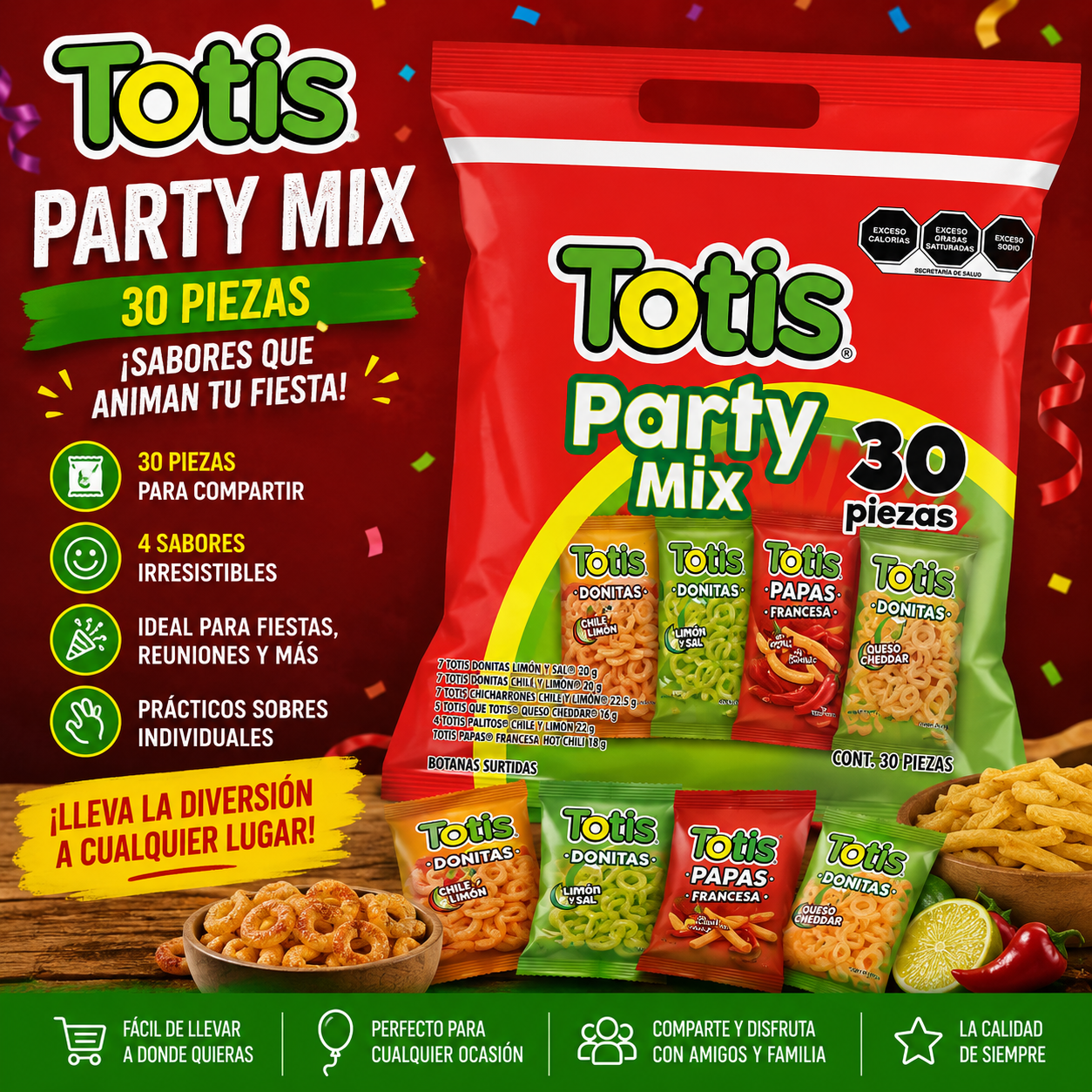 totis partymix bolsa