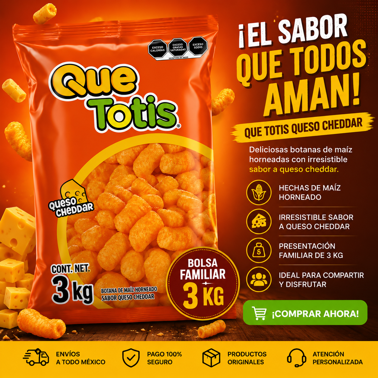 quetotis totis bolsa 3kg