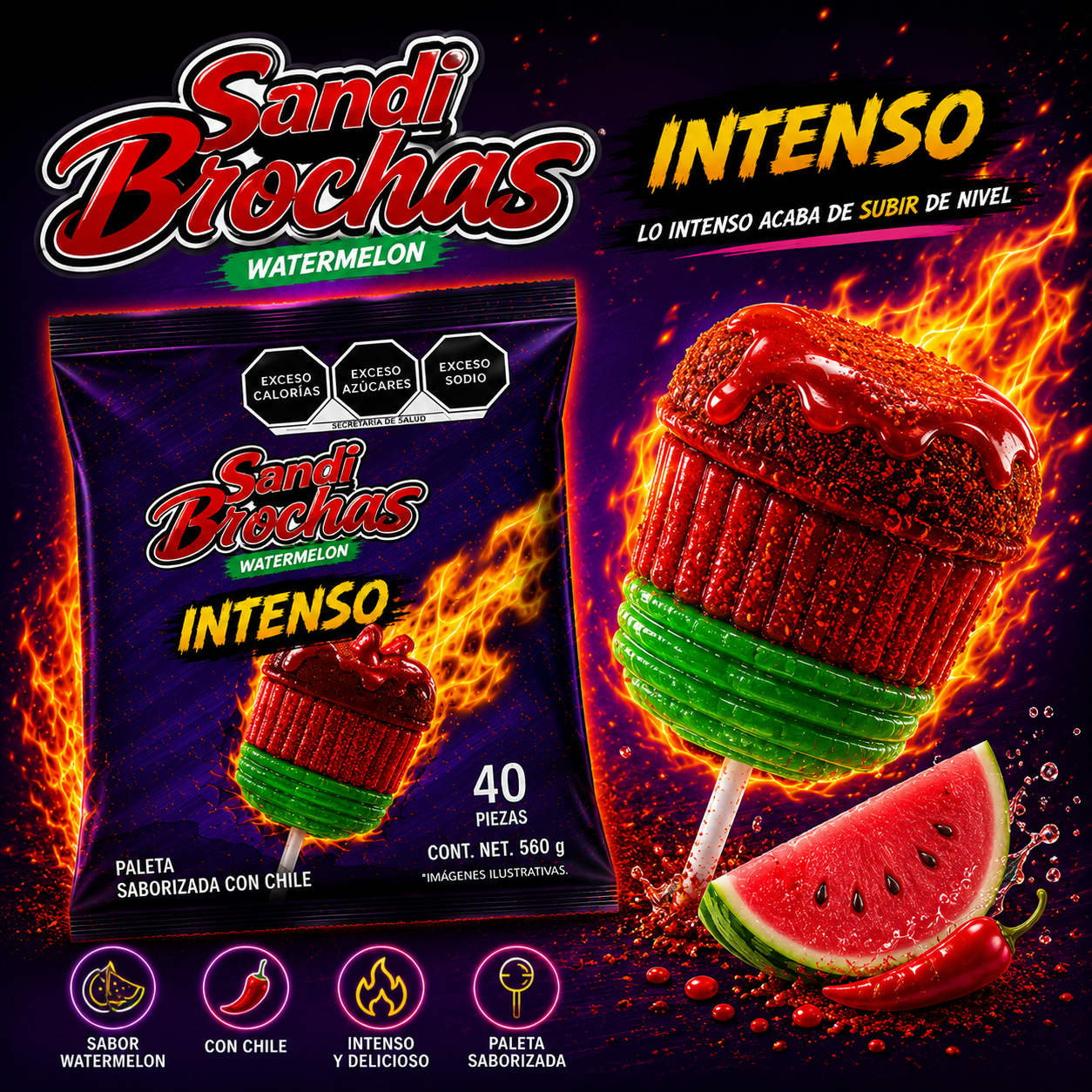 sandibrocha intenso paleta bolsa