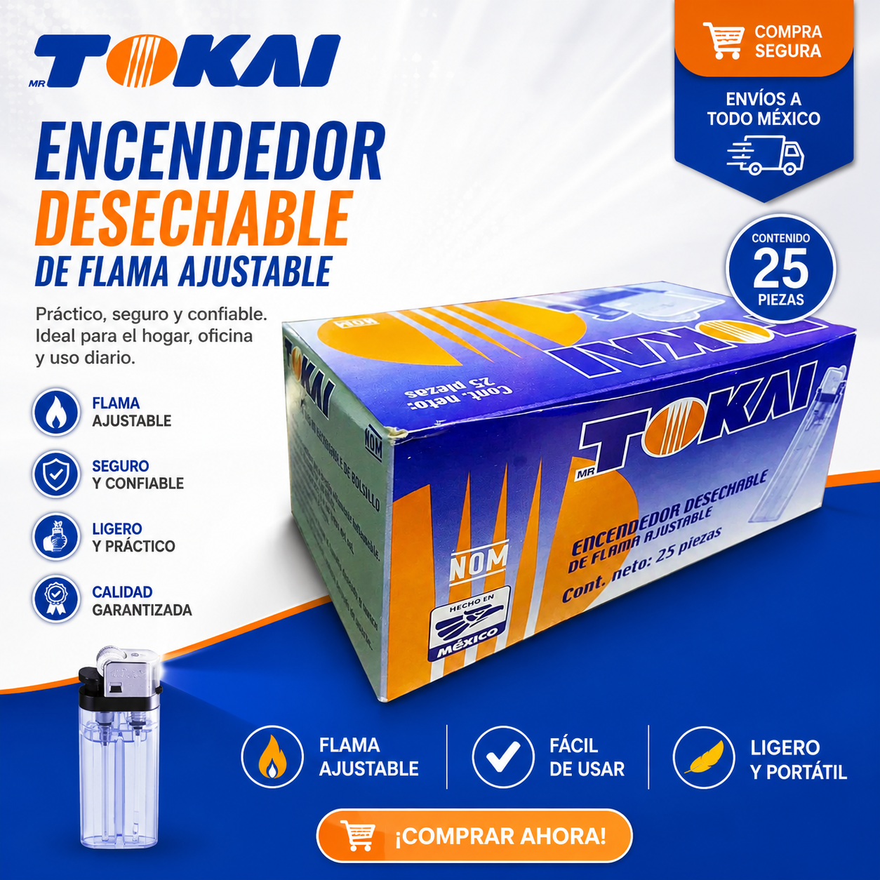 encendedor tokai paquete