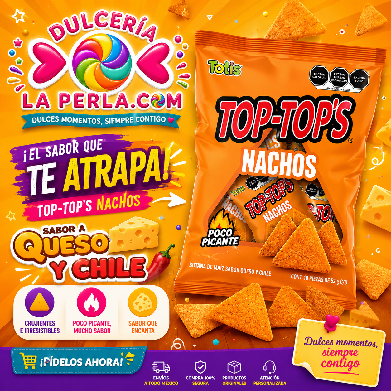 Top Top Taste Nacho Totis Bag