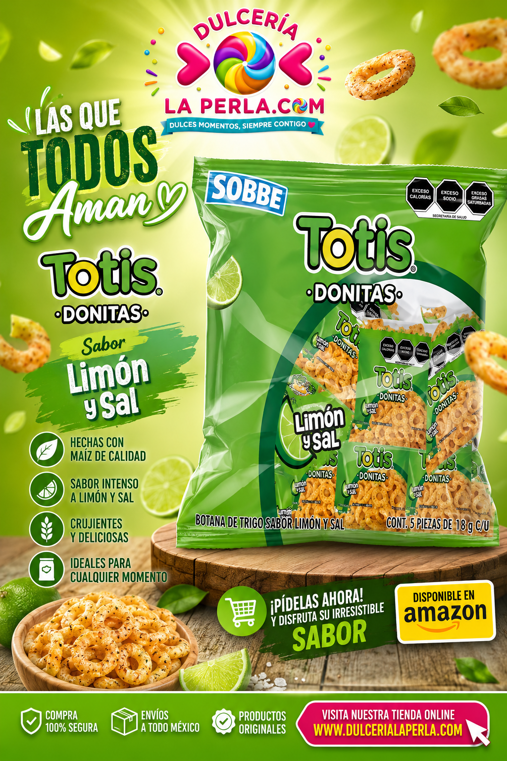 totis donita lemon and salt bag