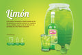 jarabe san pedro sabor limon botella 750ml