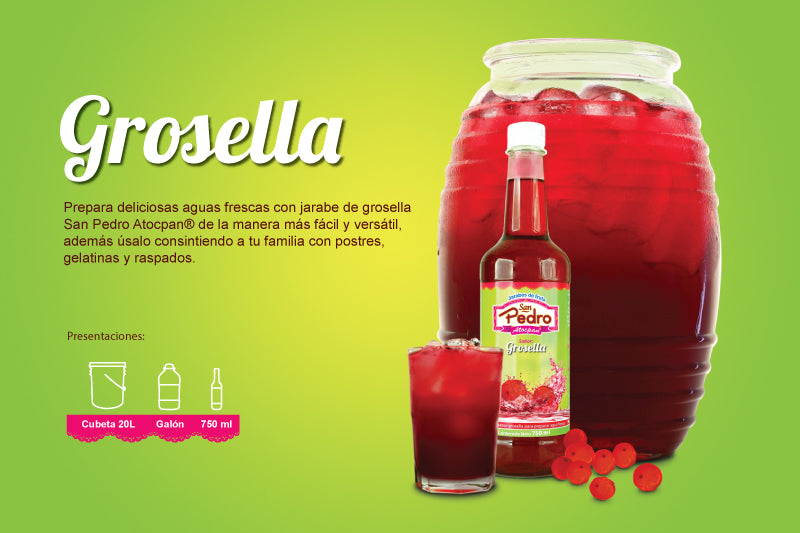 Syrup San Pedro Flame Grosella Bottle 750ml