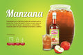 jarabe san pedro sabor manzana botella 750ml