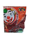 globo payaso #7 rojo cereza