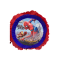 Piñata de spiderman redonda