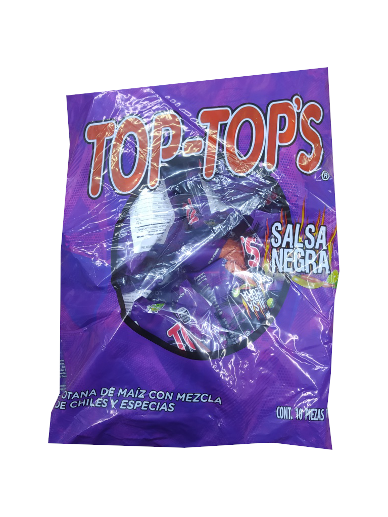 top top sabor salsa negra totis bolsa