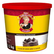 chocolate abuelita untable envase 2.5kg