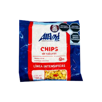 chispa de chocolate alpezzi color amarillo bolsa 500gr