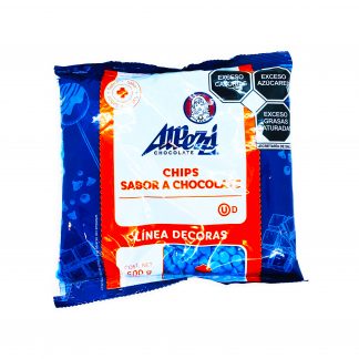 chispa de chocolate alpezzi color menta bolsa 500gr