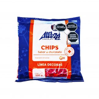 chispa de chocolate alpezzi color rojo bolsa 500gr