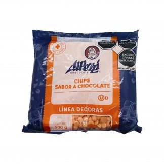 chispa de chocolate alpezzi color salmon bolsa 500gr