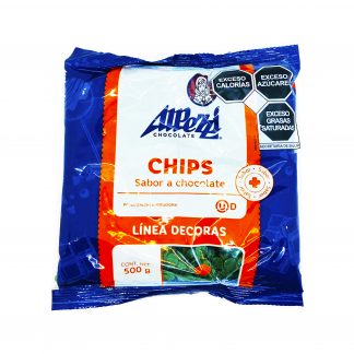chispa de chocolate alpezzi color verde bolsa 500gr