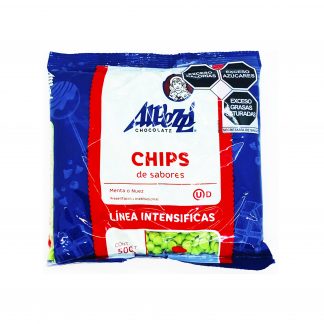 chispa de chocolate alpezzi color verde menta bolsa 500gr