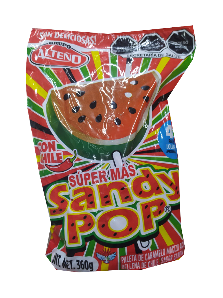paleta sandy pop con chile alteño bolsa