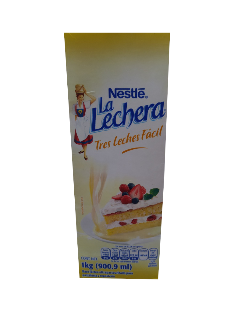la lechera base lactea tres leches envase 1kg