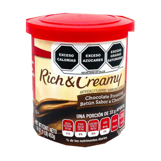 betun sabor chocolate betty bote 453gr