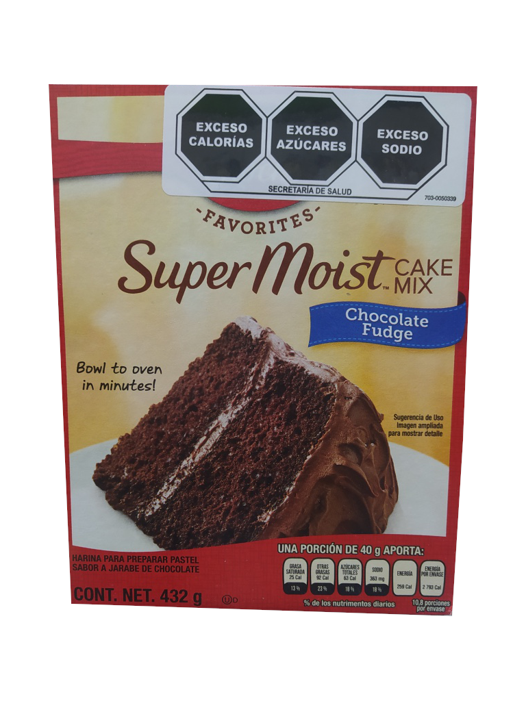 harina para preparar pastel betty crocher sabor jarabe de chocolate 432gr